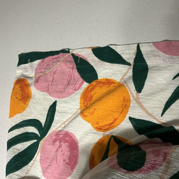 Urban Outfitters Allover Fruits Patterned Shower Curtain - Picture 4 of 6